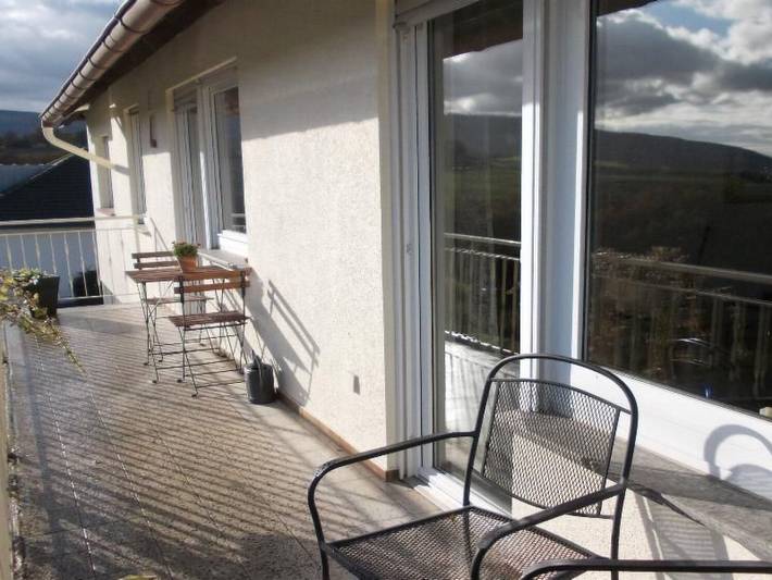 Ferienwohnung für 6 Personen, mit Balkon und Garten sowie Ausblick in Bacharach - 3