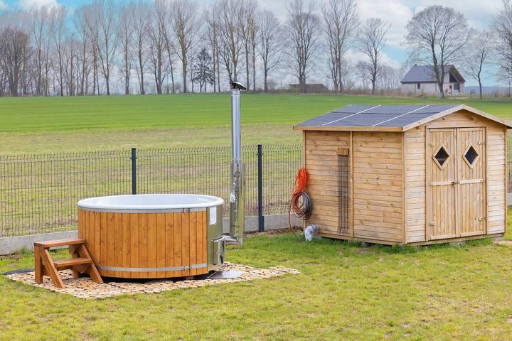 Ferienhaus für 6 Personen mit Garten in Kołczewo, Stettiner Haff