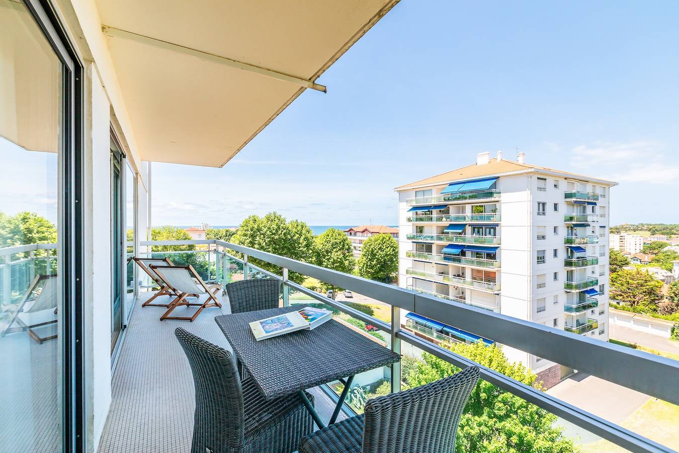 Ganze Wohnung, Ferienwohnung für 4 Personen mit Balkon in Biarritz, Bayonne und Umgebung