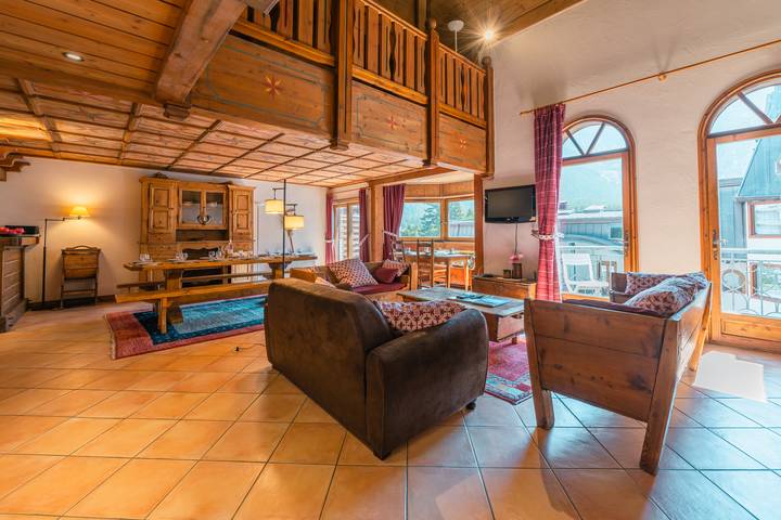 Gîte pour 10 personnes, avec balcon, adapté aux familles dans Argentière - 3