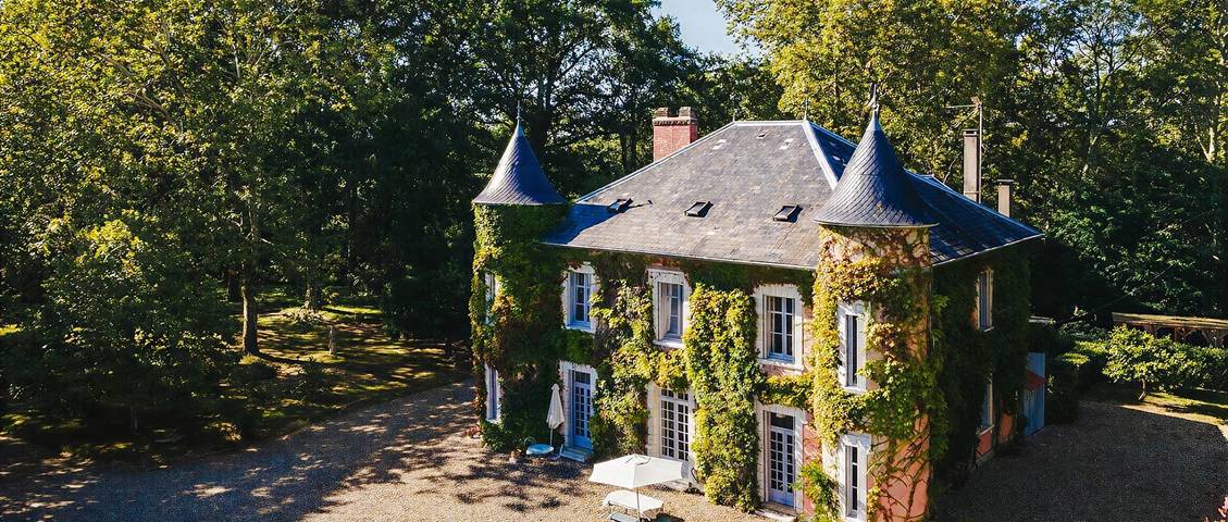 Château pour 16 personnes avec jardin in Sainte-Marie-de-Gosse, Région de Dax