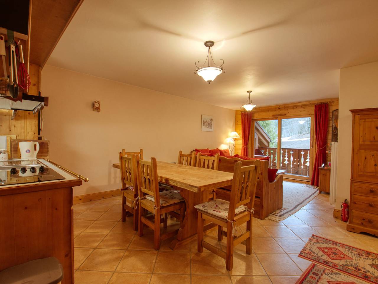 Appartement entier, Charmant 3 chambres au pied des pistes, balcon, idéal pour 7 personnes in Station de Morillon, Grand Massif