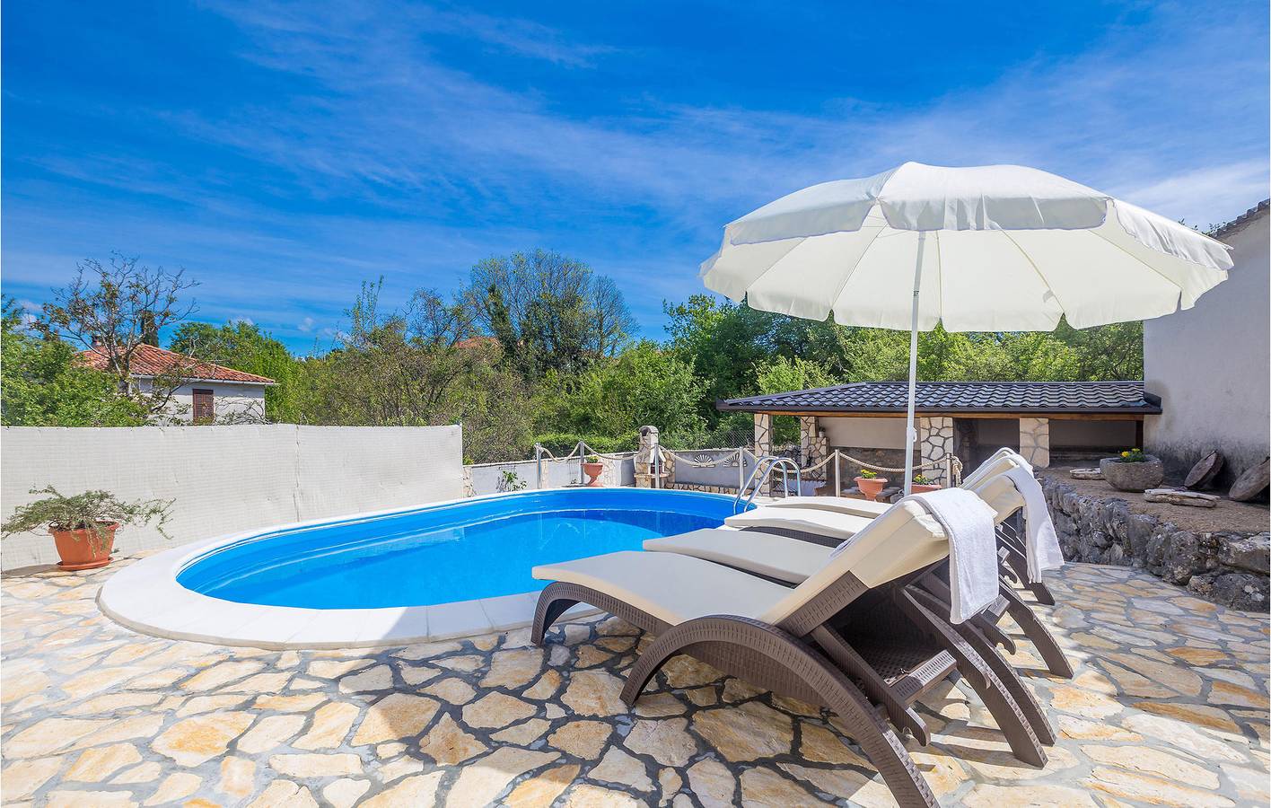 Ferienhaus für 6 Personen mit Terrasse in Sveti Vid-Miholjice, Malinska