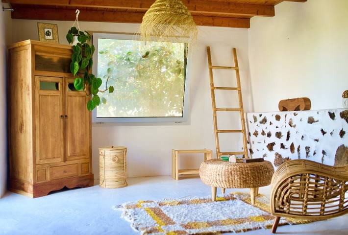 Apartamento para 2 personas, con Terraza además de Jardín y Piscina en Lajares