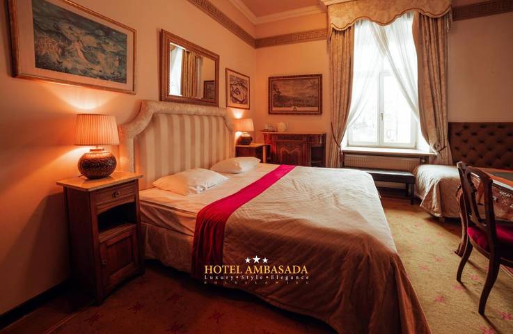 Hotel dla 2 osób, z Taras i Ogród oraz Sauna i Widok w Bolesławiec
