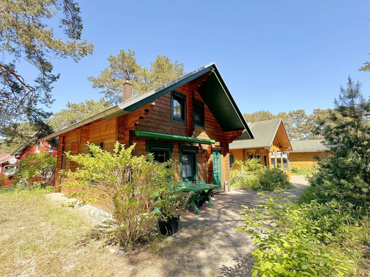 F: Ferienhaus Dünennest 108b -Strandpark- ca.60m Strand in Baabe, Rügen