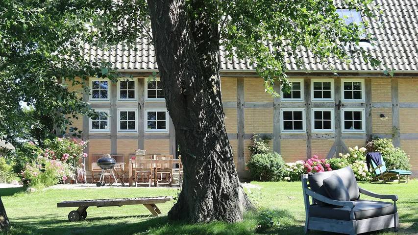 Ferienhaus für 10 Personen, mit Terrasse und Garten sowie Sauna, mit Haustier in Pommerby - 2
