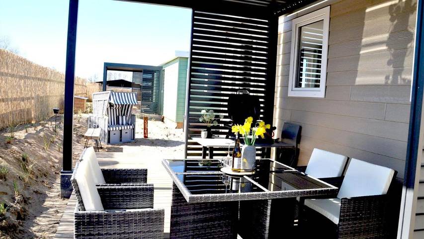 Ferienhaus für 6 Personen, mit Terrasse und Garten