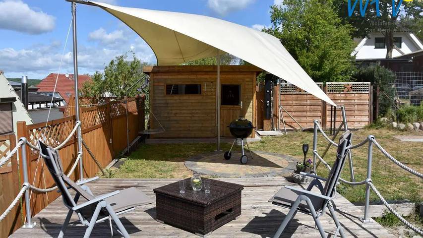 Ferienhaus für 4 Personen, mit Garten und Sauna sowie Terrasse in Sellin
