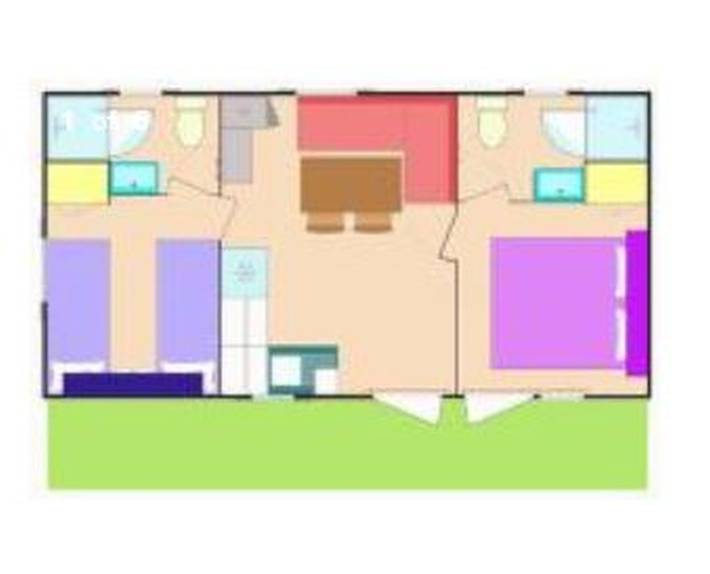 Ferienpark für 6 Personen, mit Pool, kinderfreundlich in der Toskana - 2