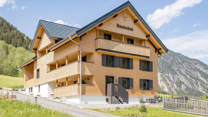 Appartement voor 4 personen, met tuin in het Brandnertal