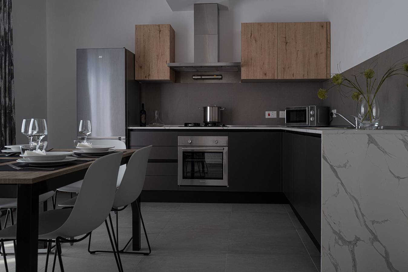 Appartement entier, Appartement de vacances pour 6 personnes avec terrasse in Marsaskala, Île de Malte