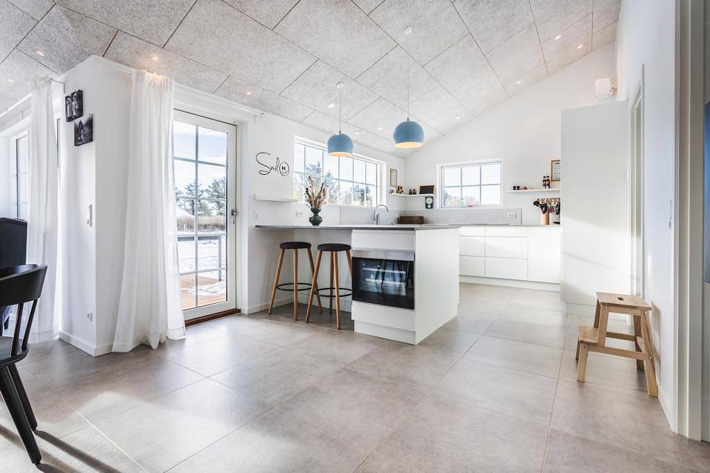 Modern holiday home with enclosed terrace near the beach in lønstrup, Hjørring Region