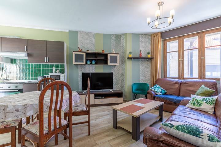 Ganze Wohnung, Apartment 'Piso Fon' mit Meerblick, privater Terrasse und Balkon in Praia do Portugalete (Vilagarcía de Arousa), Vilagarcía de Arousa
