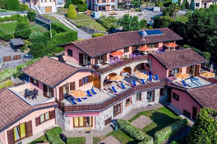 Ferienwohnung für 4 Personen, mit Garten und Pool am Lago Maggiore