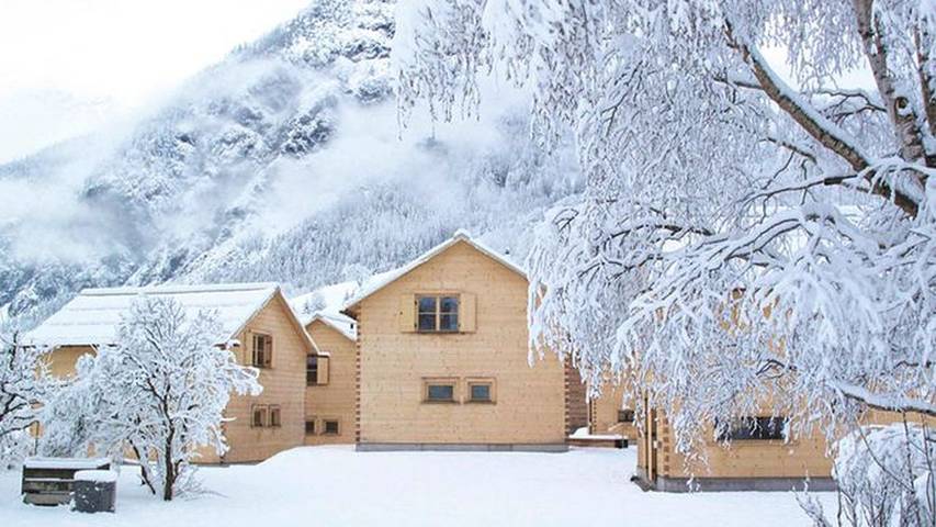 Chalet für 4 Personen, mit Terrasse in Brand