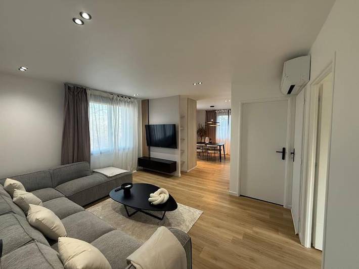 Maison de vacances pour 6 personnes, avec jardin ainsi que vue et terrasse