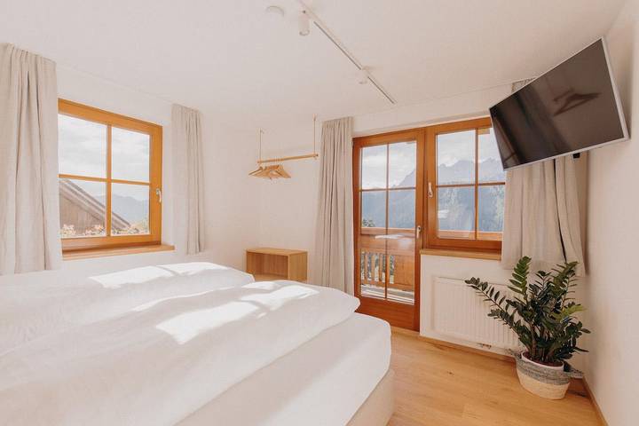 Bauernhof für 3 Personen, mit Balkon und Garten sowie Sauna und Ausblick in Rohrmoos