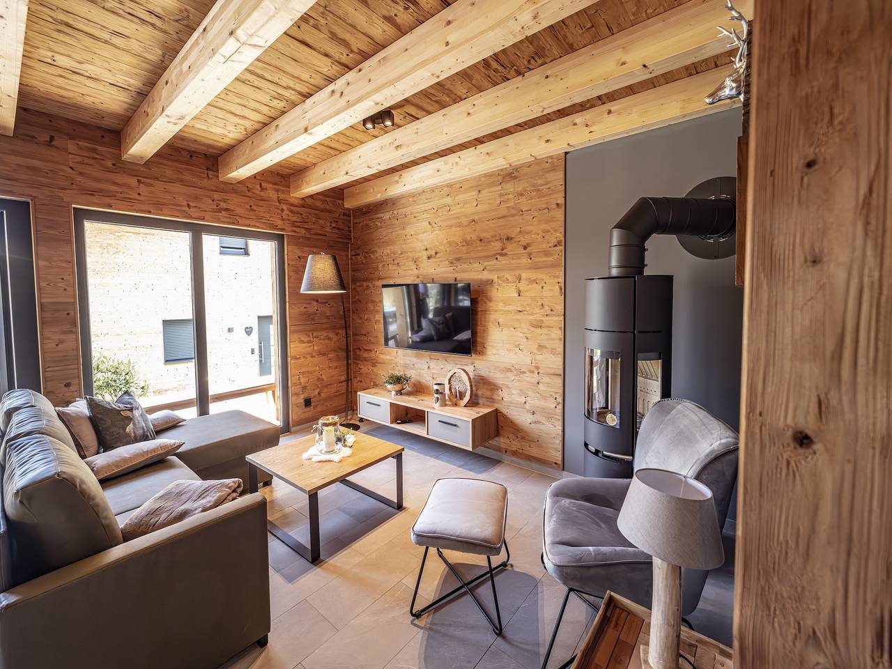 Chalet mit eigener Sauna im Vital Camp Bayerbach in Bayerbach, Bayerische Golf und Thermenland