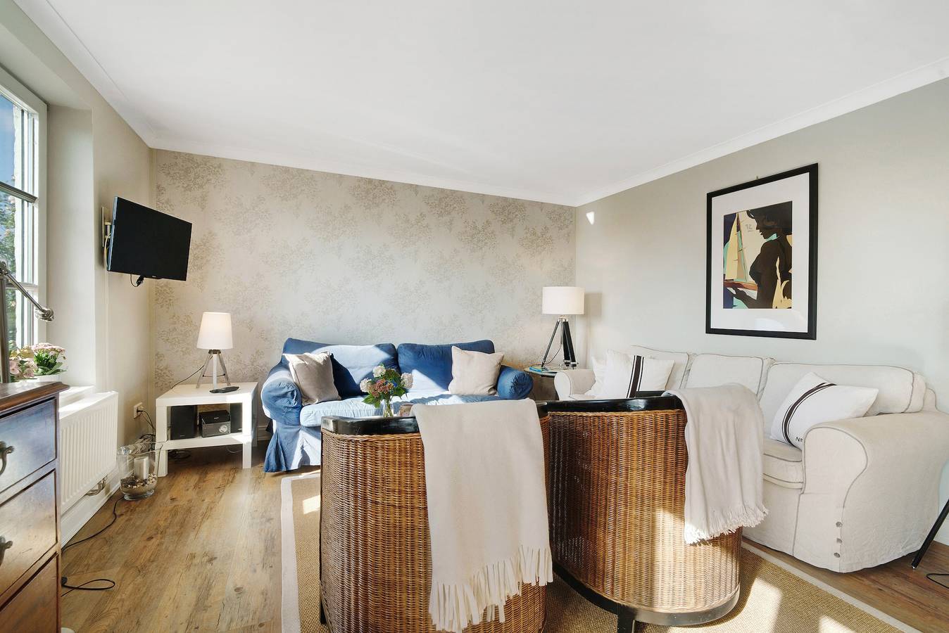 Ganze Wohnung, Apartment 'Luv' mit Gemeinschaftsgarten und Wlan in Pellworm, Nordfriesische Inseln