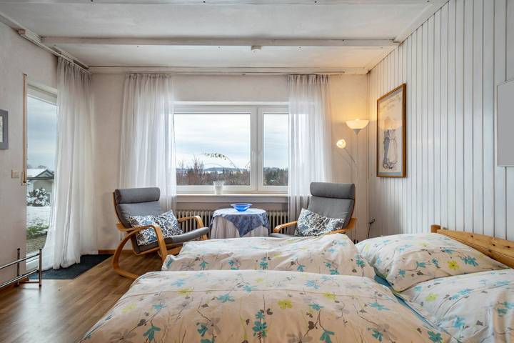 Appartement entier, Appartement de vacances "Adler - Duett" avec vue sur les montagnes, terrasse privée et Wi-Fi. in Wangen, Region Bodensee-Oberschwaben