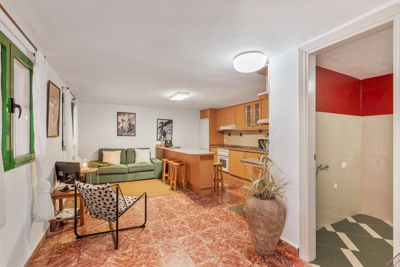 Entire apartment, Holiday Apartment 'Gáldar' with Shared Terrace, Garden & Wi-Fi in Tejeda, North Gran Canaria