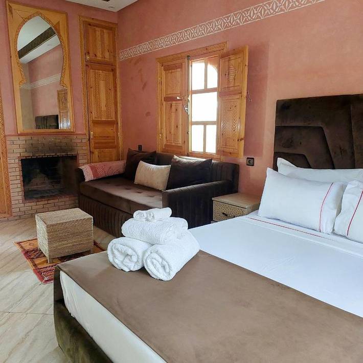 Chambre d’hôte pour 4 personnes, avec piscine et vue ainsi que bassin pour enfant et jardin à Ourika (roman) - 3