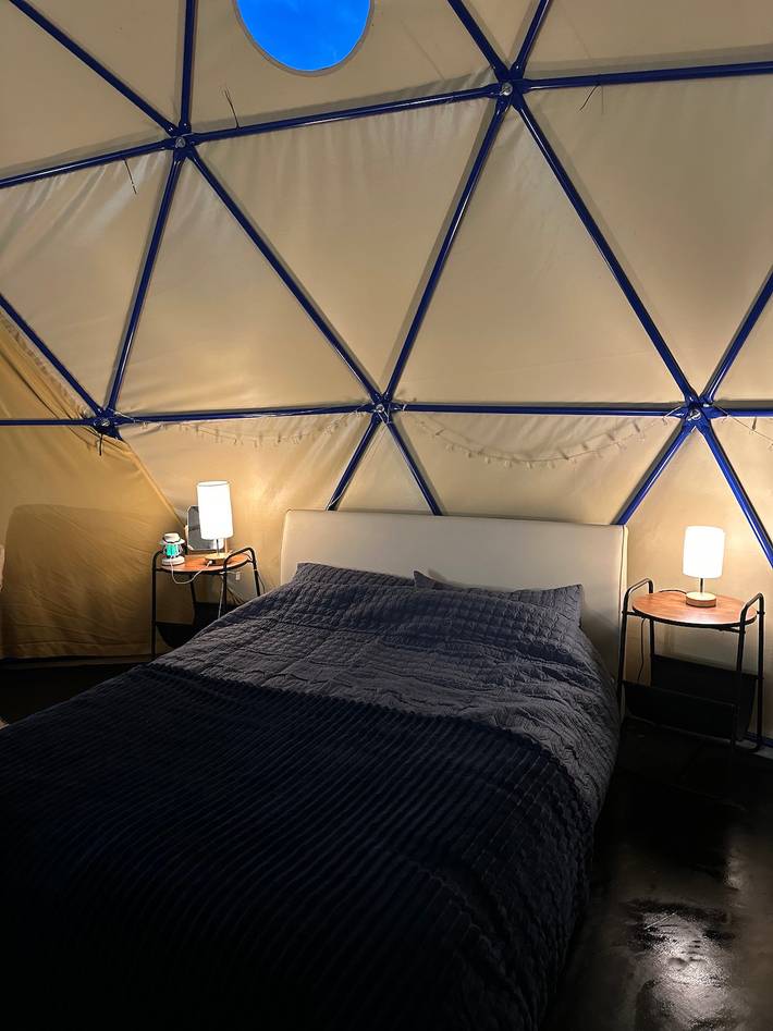 Tipi für 4 Personen, mit Meerblick und Terrasse sowie Garten, mit Haustier in Wales - 3