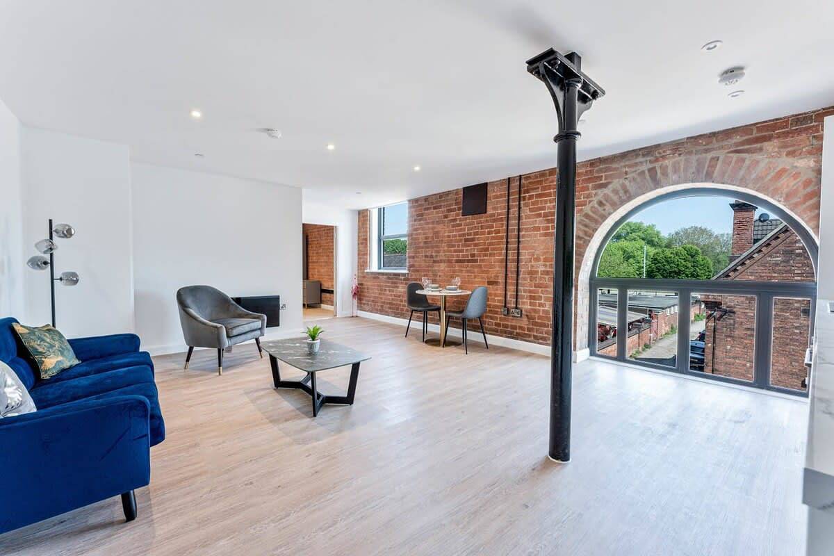 Entire apartment, Stunning 1 Bed Apartment in Burton-on-Trent in Staffordshire