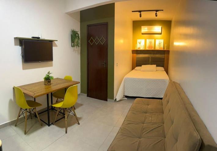 Gîte pour 3 personnes, avec balcon ainsi que vue et jardin à Arraial do Cabo