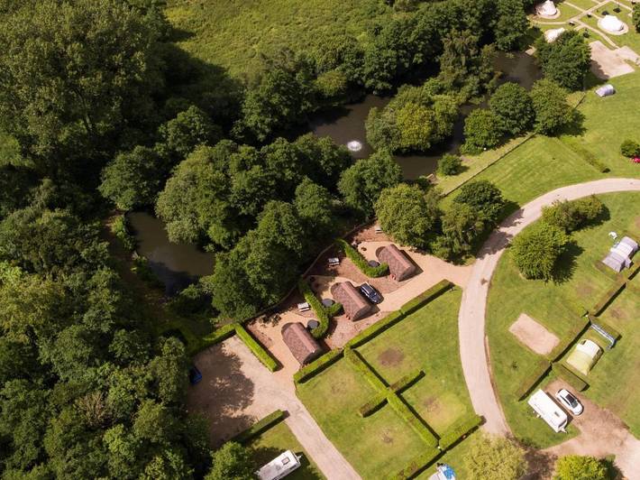 Camping for 4 people, with view and lake view, with pets in North Norfolk