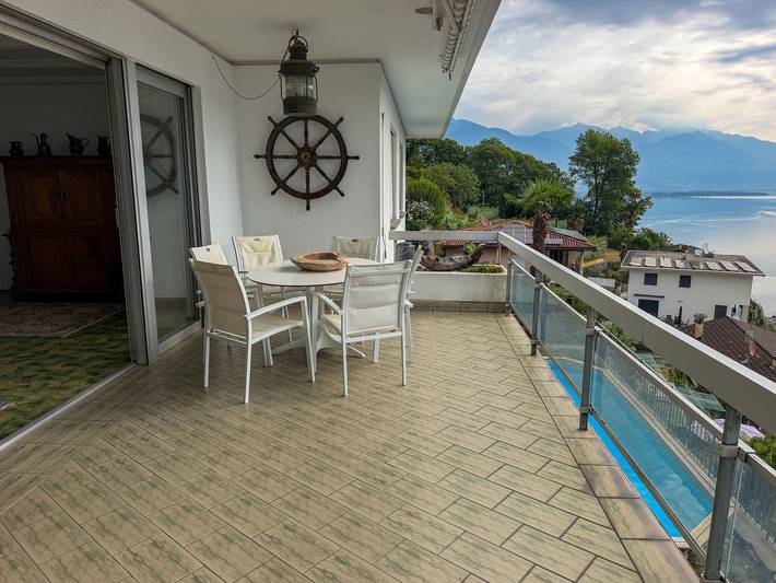 Ferienhaus für 5 Personen, mit Garten und Pool sowie Seeblick und Ausblick am Lago Maggiore (Schweiz) - 3