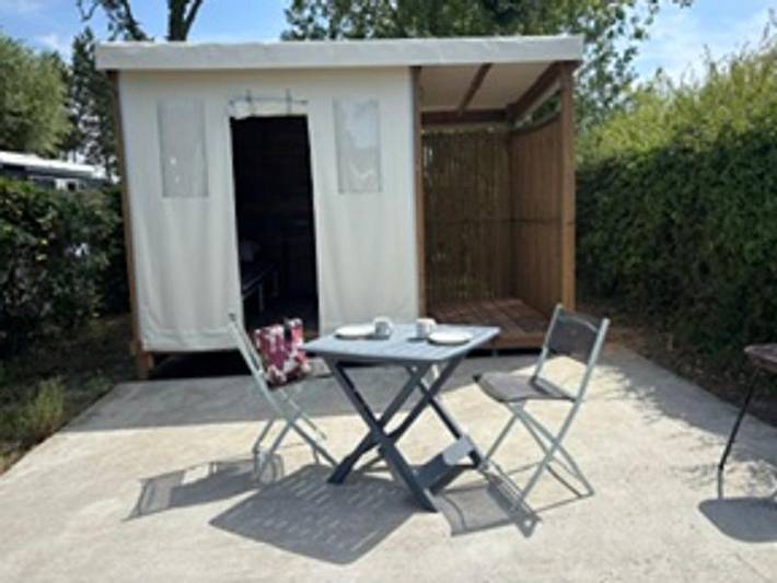 Camping Le Robinson - Safarizelt 2 personen - Fahrradunterstand in Colleville-sur-Mer, Bayeux und Umgebung