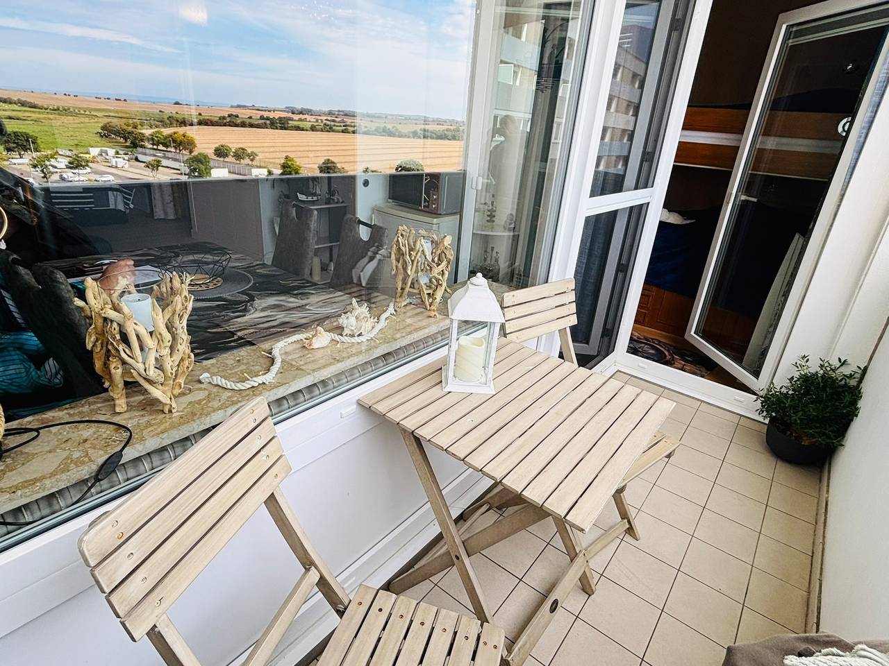 Ganze Ferienwohnung, "Traumaussicht" in Heiligenhafen, Ostholstein