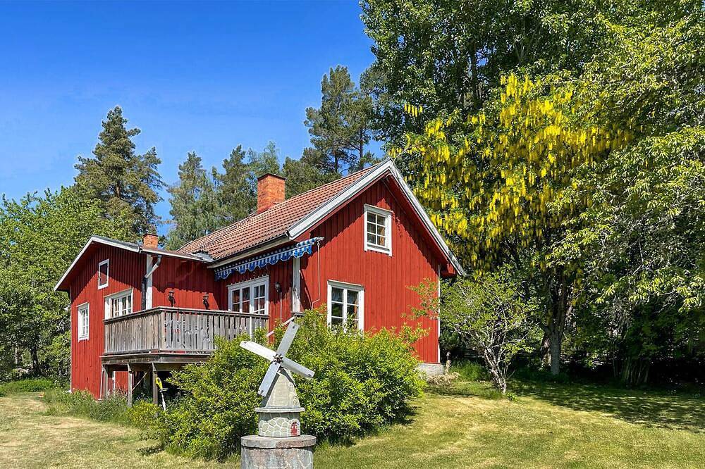 Tolles Haus mit 2 Schlafzimmern in Ydre in Ydre und Umgebung