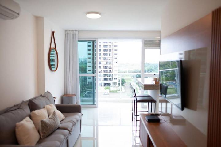 Casas e apartamentos de temporada para 4 pessoas, com piscina e sauna e ainda jardim and jacuzzi, com animais de estimação em Camorim