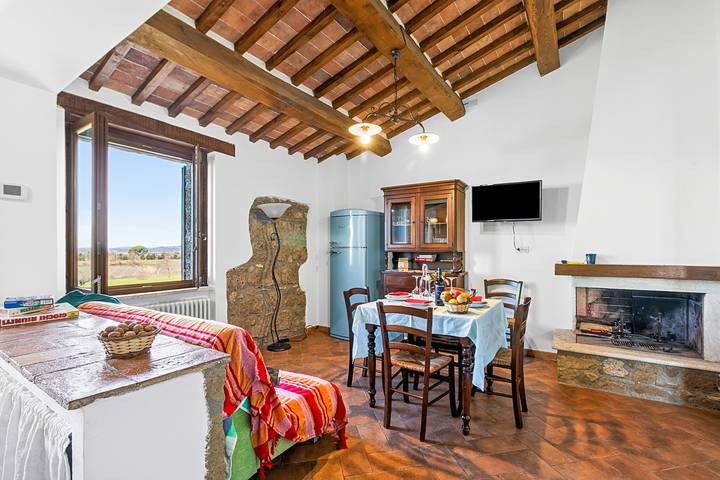 Gîte pour 4 personnes, avec piscine et balcon, adapté aux familles à Pitigliano - 4