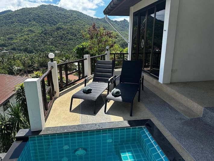 Villa pour 4 personnes, avec piscine ainsi que terrasse et vue dans Koh Tao - 3