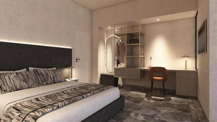 Hôtel pour 3 personnes, avec terrasse et jacuzzi