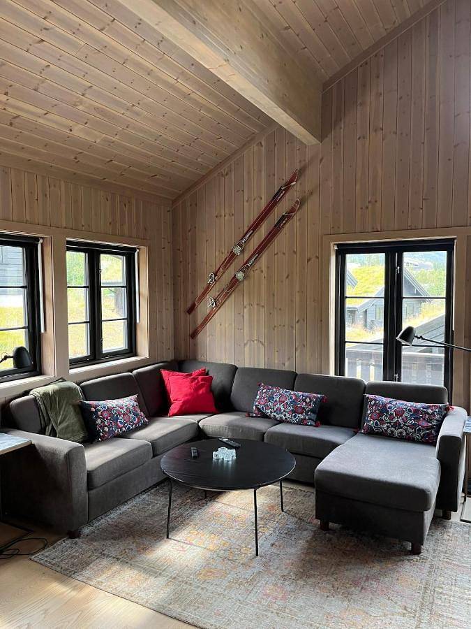 Chalet für 12 Personen, mit Terrasse und Sauna sowie Ausblick in Gaustatoppen
