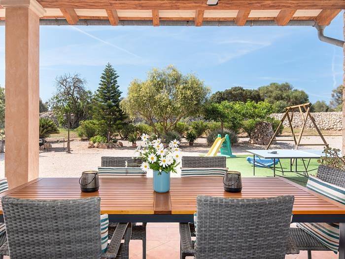 Finca für Gruppen für 6 Personen, mit Pool und Garten, kinderfreundlich in Ses Salines - 3