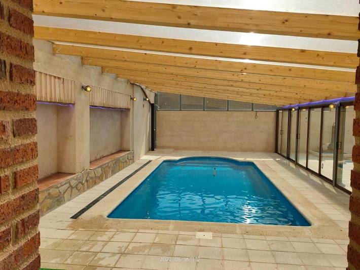 Casa rural para 12 personas, con Terraza además de Piscina y Vistas en Vega de Santa María