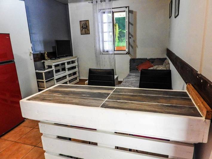 Location de vacances pour 4 personnes, avec jardin ainsi que piscine et vue dans Riviere Du Mat - 4