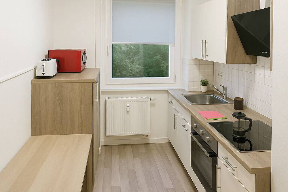 Ganze Wohnung, Monteurzimmer Merseburg Zentrum – 6 Betten in Merseburg, Saale-Unstrut
