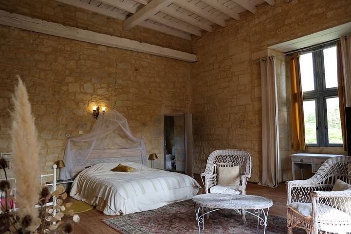 Château pour 18 personnes, avec sauna ainsi que jardin et jacuzzi dans le Lot - 3