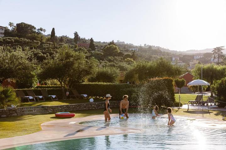 Ferienhaus für 5 Personen, mit Garten und Pool an der Ligurische Küste