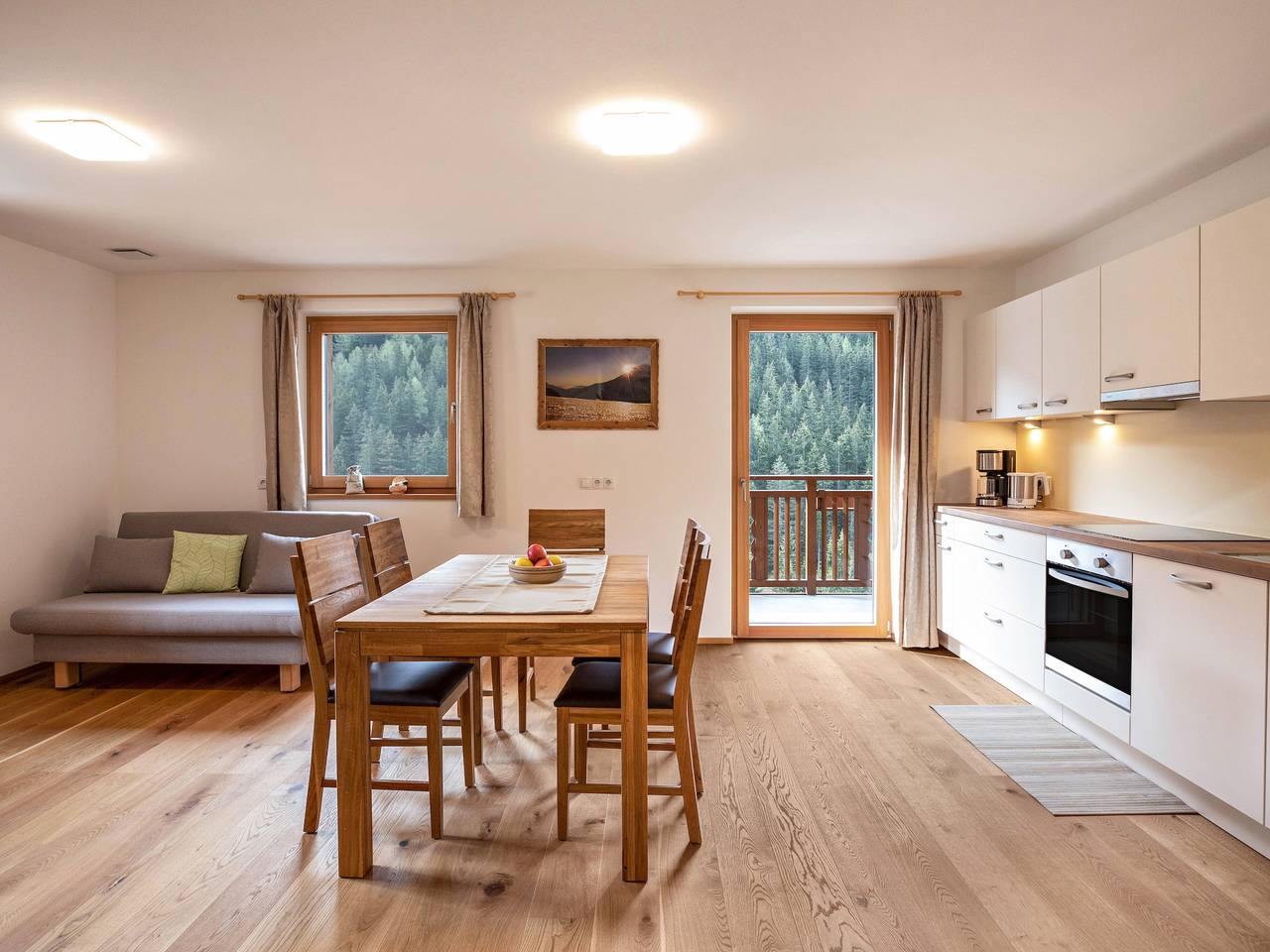 Ganze Wohnung, Apartment "Pfattenspitz - Maurerhof" mit Bergblick, Wlan und Garten in Sarntal, Sarntaler Alpen