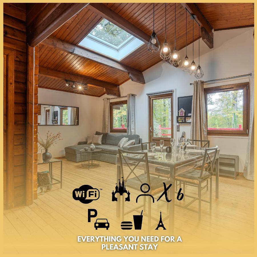 Le chalet forestier de Guerlande - Disney 20min in Lumigny-Nesles-Ormeaux, Seine-et-Marne