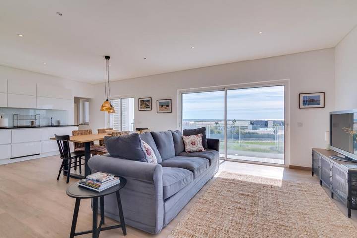 Apartamento de férias para 5 pessoas, com terraço e vista em Fuseta
