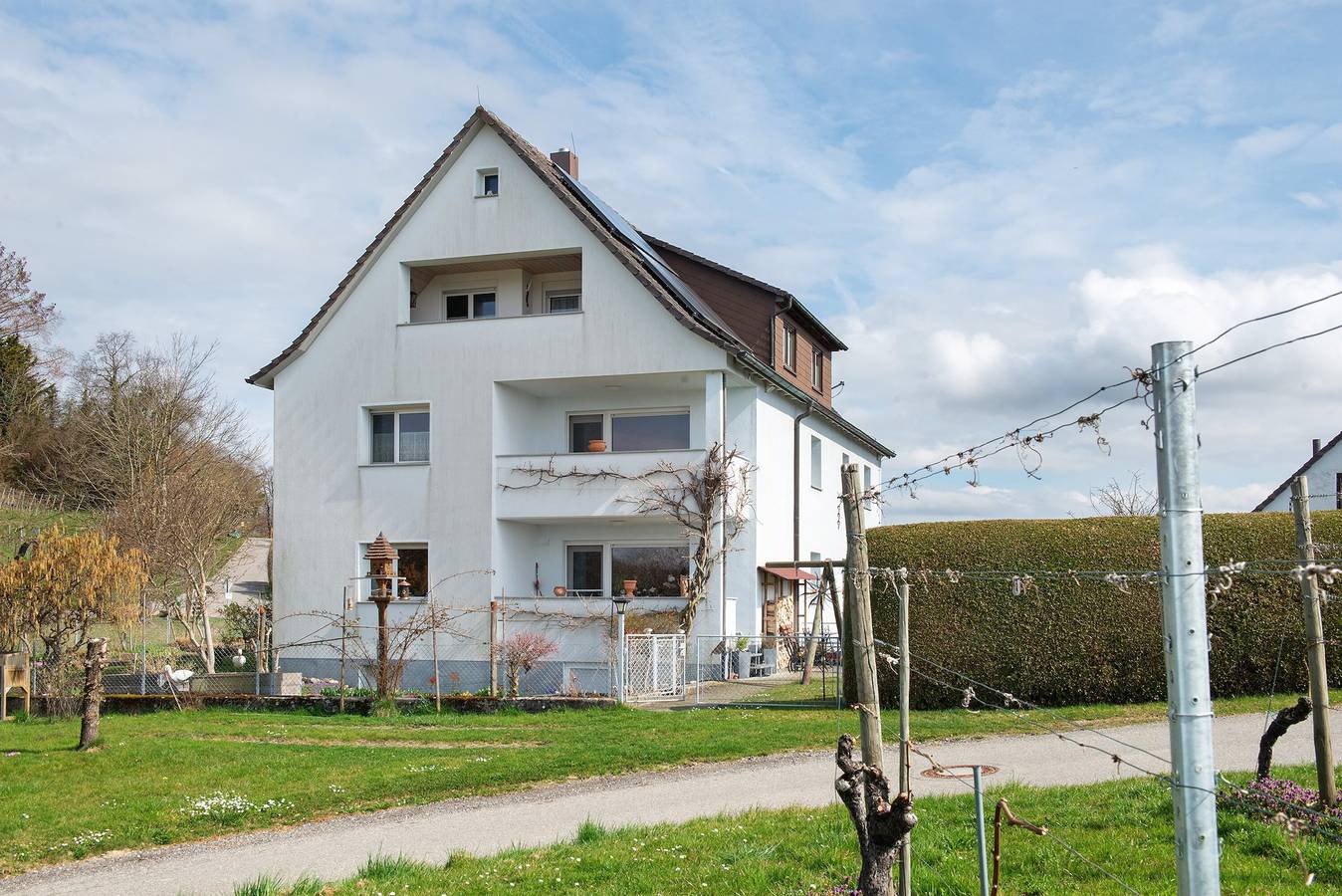 Ganze Wohnung, Ferienwohnung '4 Zimmer Ferienwohnung Strobel' mit Gemeinschaftsgarten, Balkon und Wlan in Meersburg, Region Bodensee-Oberschwaben